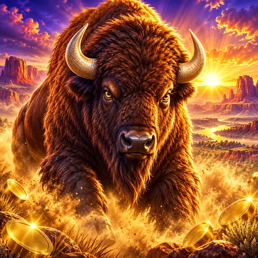 Buffalo Rising Megaways pokie, play it at Here2Win Casino