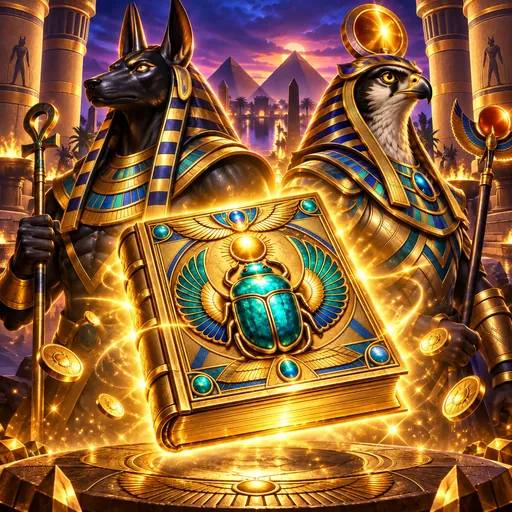 Play the Book of Gods pokie at Here2Win Casino with your welcome bonus